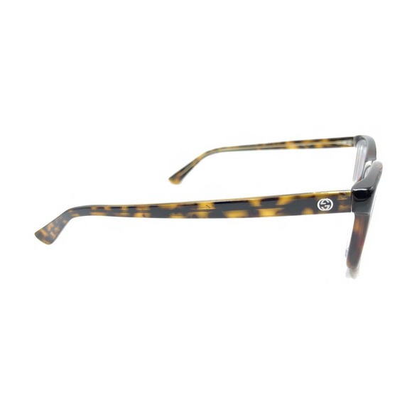 Gucci GG 3723 HNZ Brown Tortoise Rectangle Eyeglasses Frames 52-14 140 Italy - Picture 4 of 12
